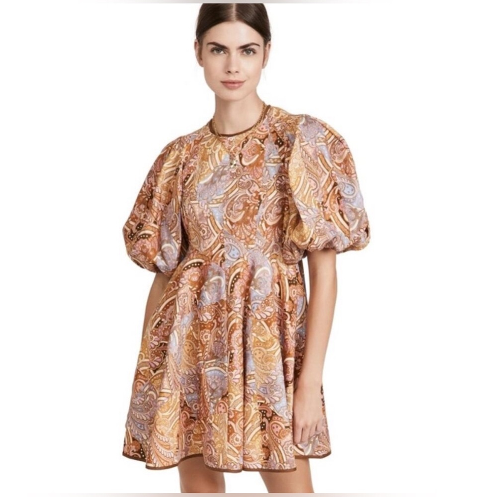NWOT Zimmermann Paisley Concert Day Mini Dress | Perfect for fall!🍂